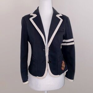 Vintage PINK Victoria’s Secret navy blue blazer jacket